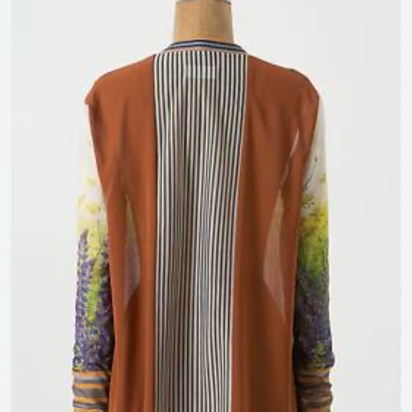 Anthropologie Floretum Cardigan Sweater by Dream Daily Size Medium - Picture 4 of 6